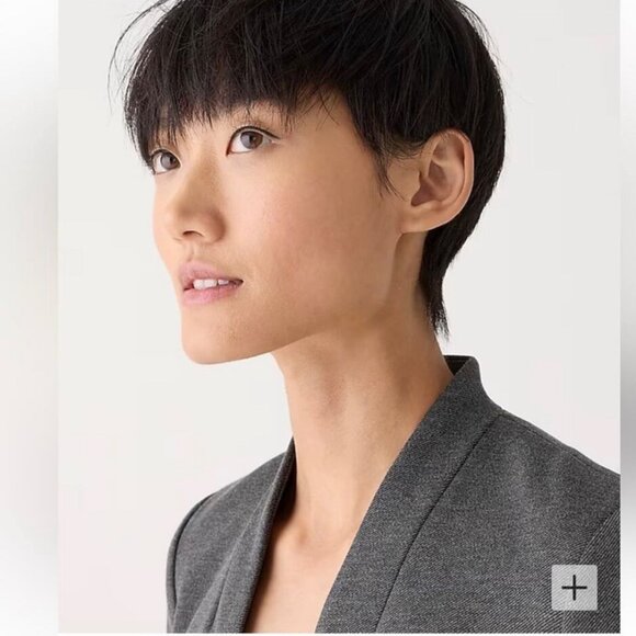 J. Crew Going-Out Blazer in Stretch Twill Career Professional Gray Size 4 - Picture 3 of 11